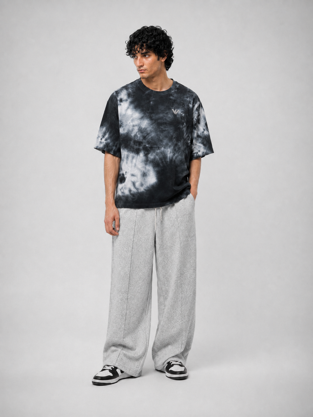 Charcoal Cloud Boxy Tee