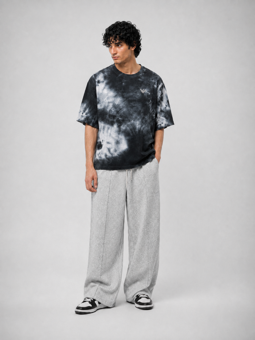 Charcoal Cloud Boxy Tee