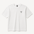White Wave Textured Tee City Fashion