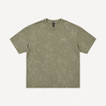Light Olive Cloud Drop Shoulder Tee City Fashion