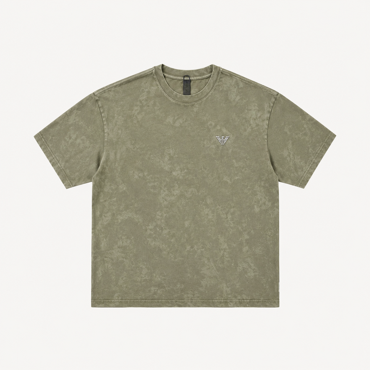 Light Olive Cloud Drop Shoulder Tee City Fashion
