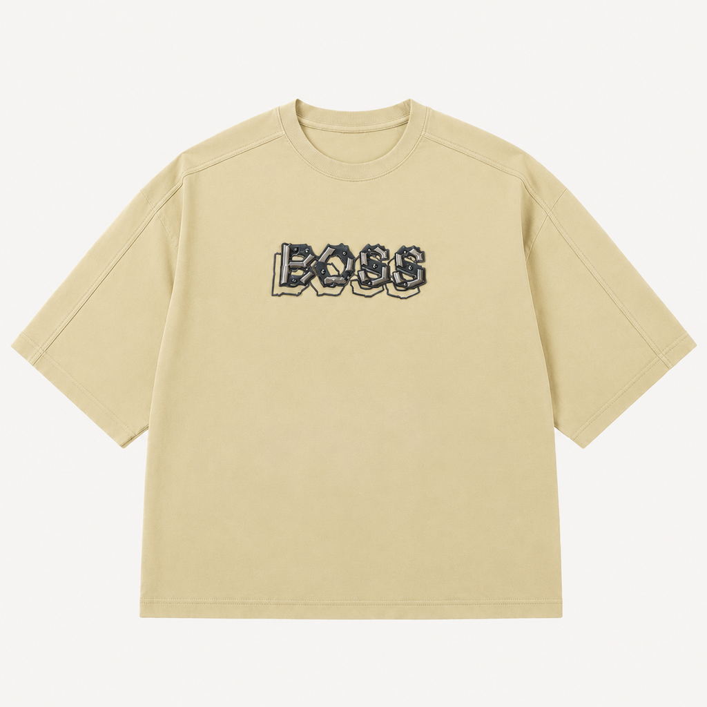 Imported Emblem Tee Cream City Fashion