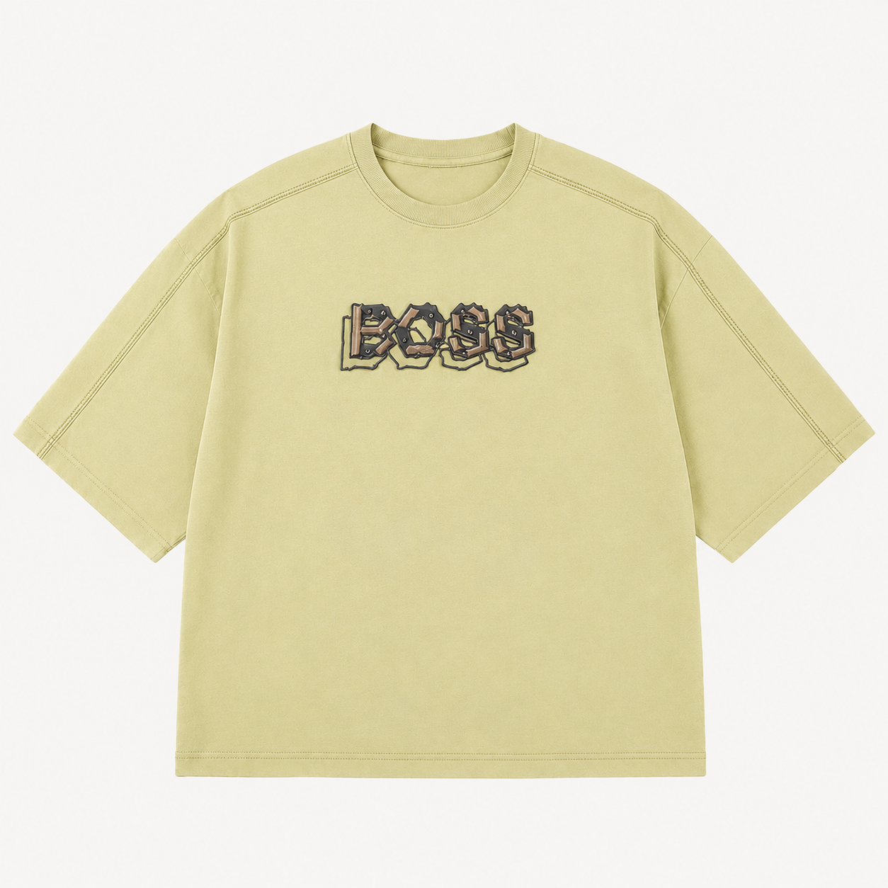 Imported Emblem Tee Pistachio Green City Fashion