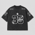 Acid Wash Black Boxy Tee