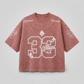 Acid Wash Dusty Rose Boxy Tee