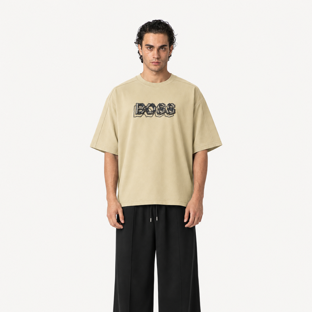 Imported Emblem Tee Cream City Fashion