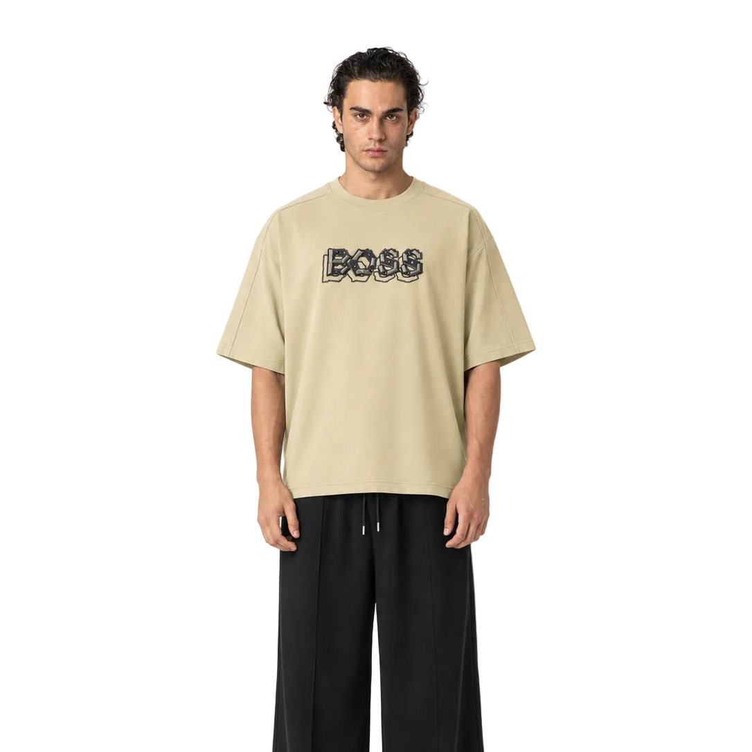Imported Emblem Tee Cream City Fashion