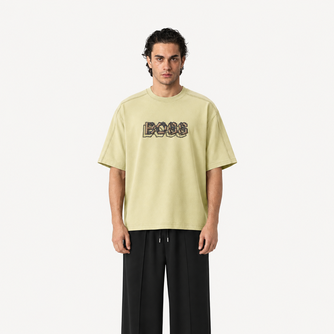 Imported Emblem Tee Pistachio Green City Fashion
