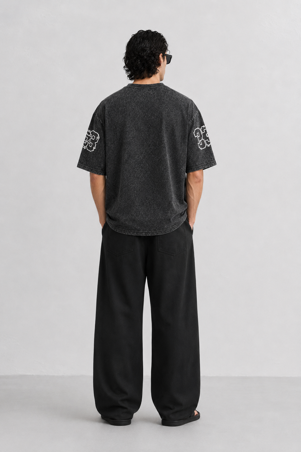 Acid Wash Boxy Tee City Fashion