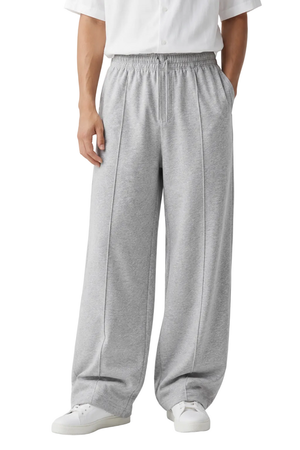 Wide-Leg Baggy Trouser | Grey