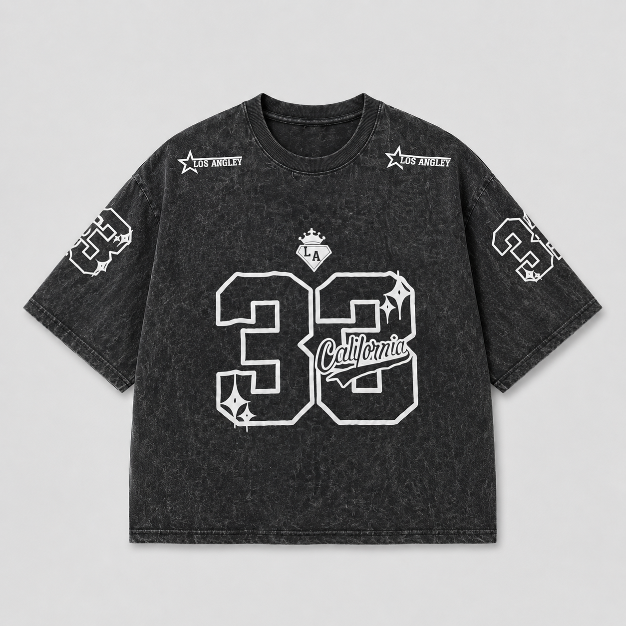 Acid Wash Boxy Tee