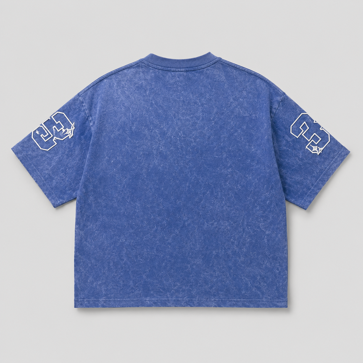 Acid Wash Blue Boxy Tee