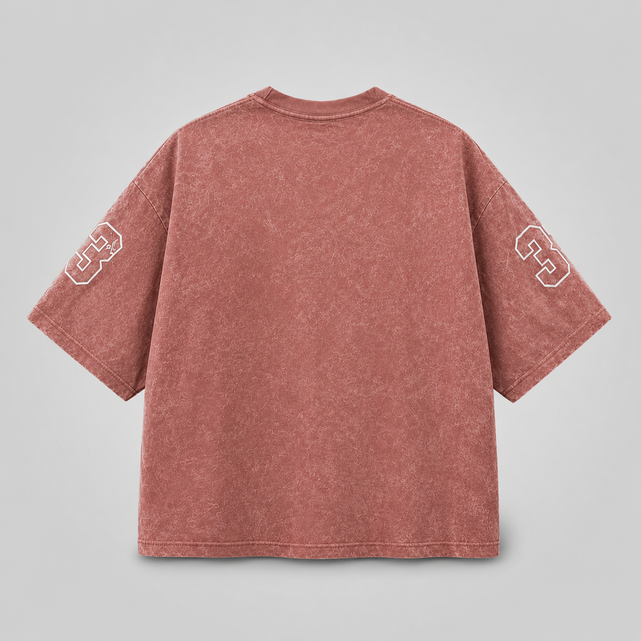 Acid Wash Dusty Rose Boxy Tee