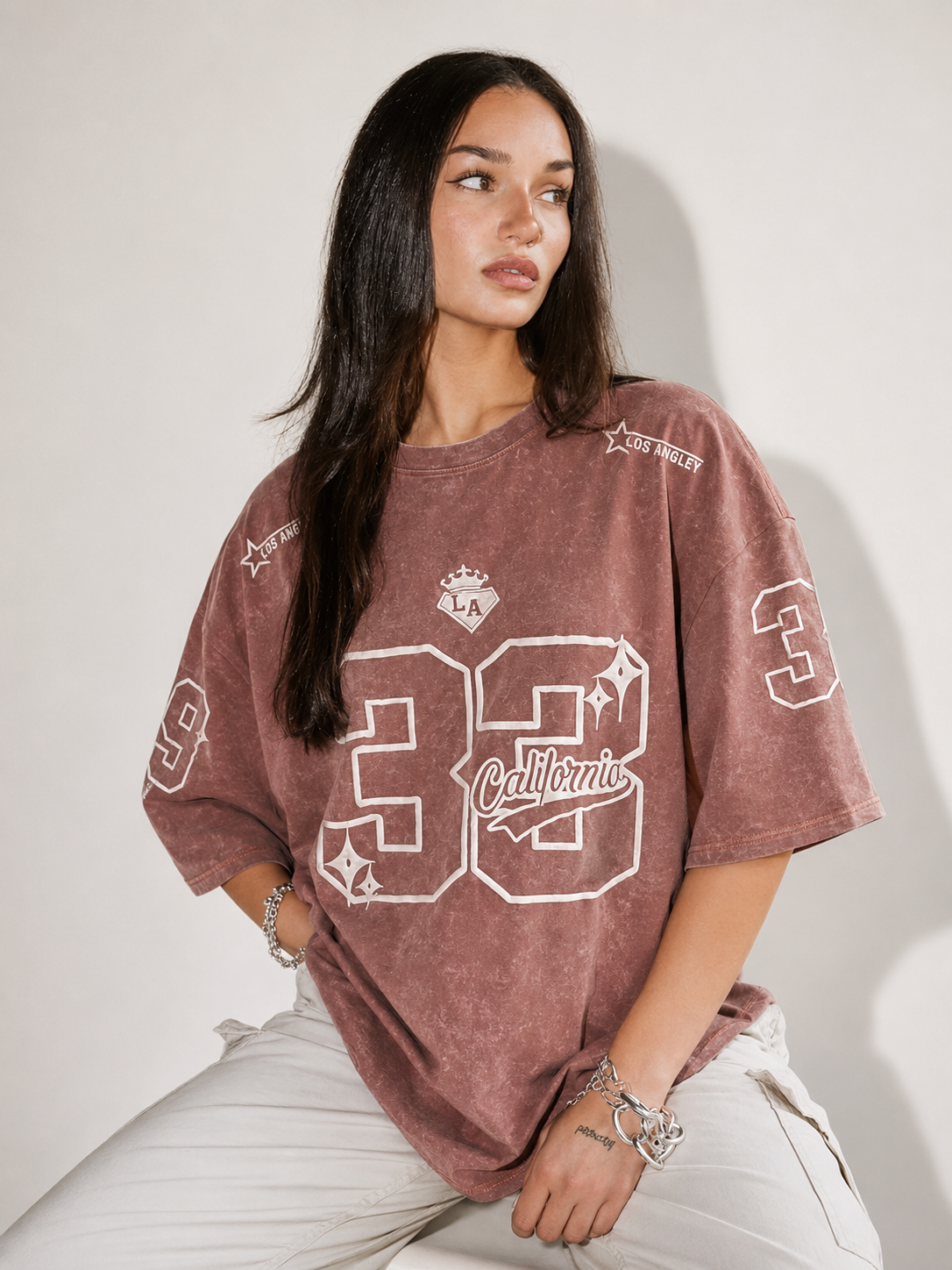 Acid Wash Boxy Tee